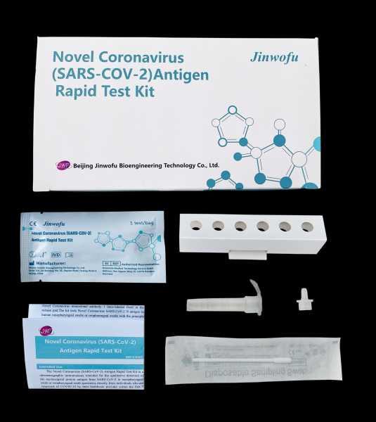 Jinwofu Novel Coronavirus (SARS-COV-2) Antigen Rapid Test Kit