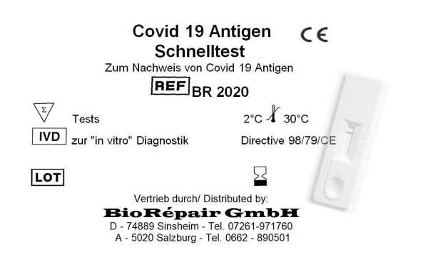 Covid 19 Antigen Schnelltest