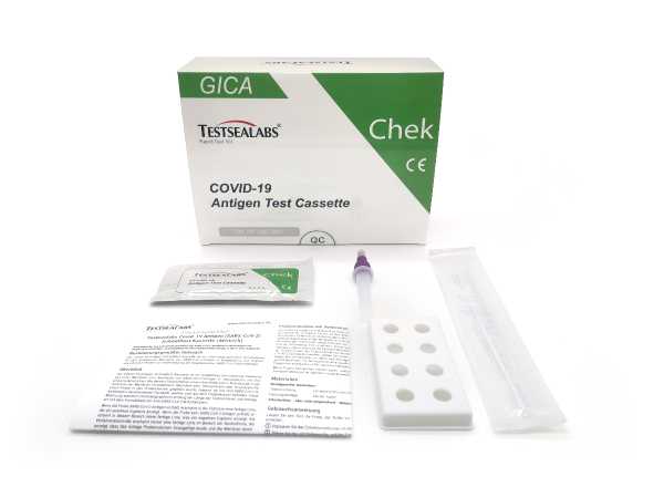 Testsealabs(R) Rapid Test Kit COVID-19 Antigen Test Cassette