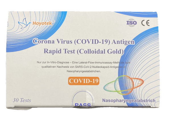 Corona Virus (COVID-19) Antigen Rapid Test (Colloidal Gold)