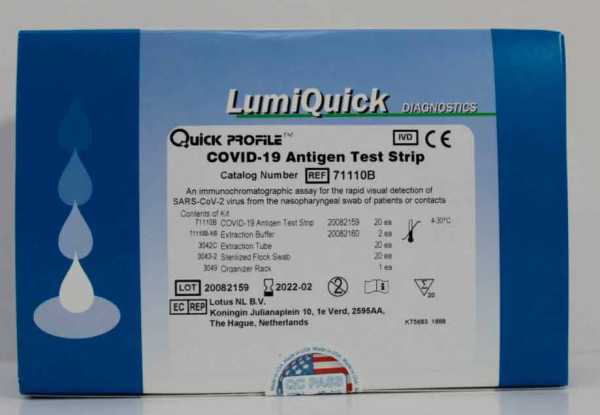 Quick Profile Covid-19 Antigen Test Card